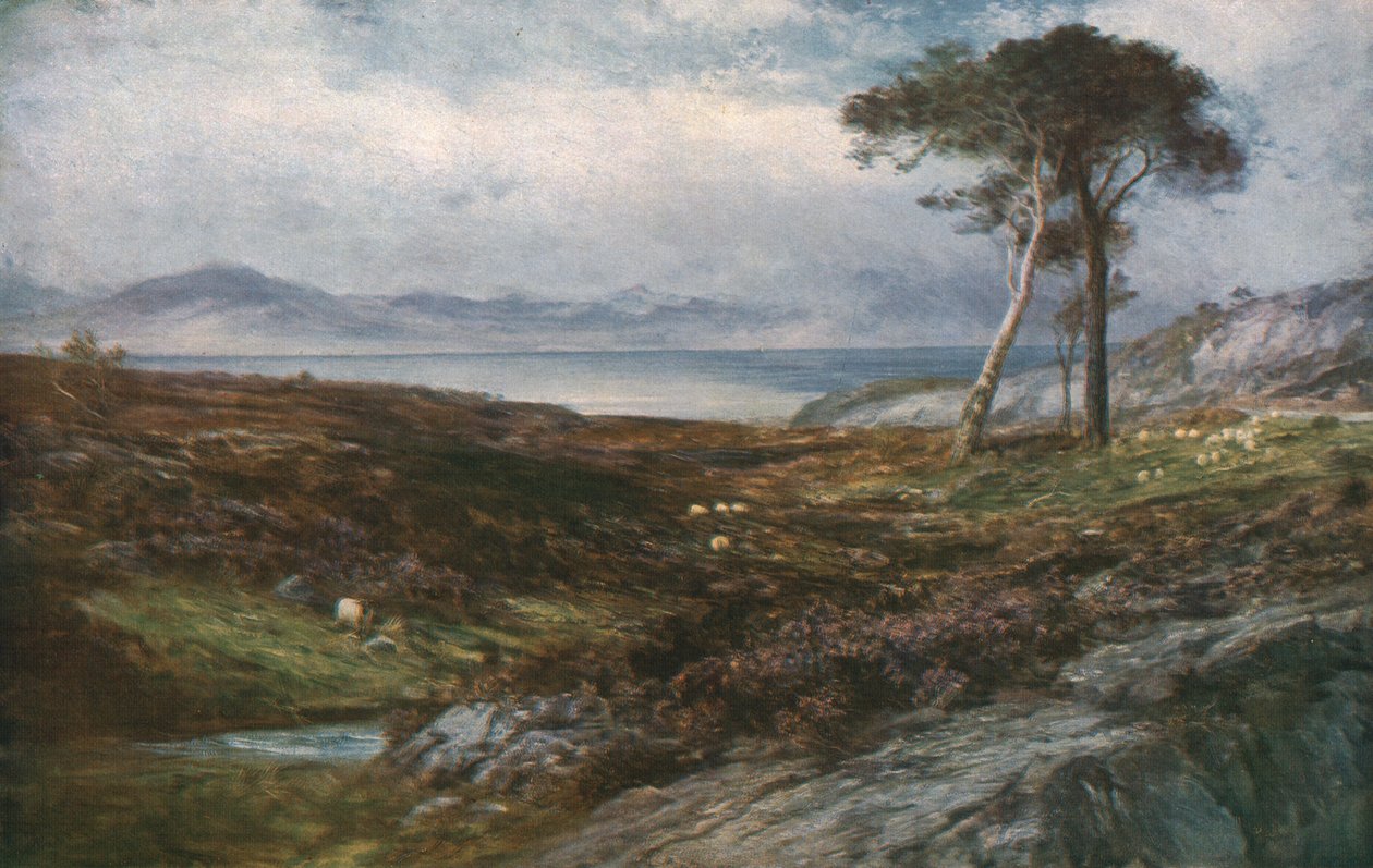 Heather: Scottish Highlands, c1910, c1930. tekijältä John MacWhirter