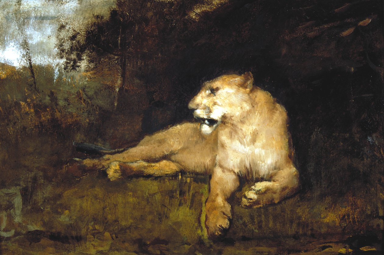 "A Lioness", 1867-1910 tekijältä John Macallan Swan