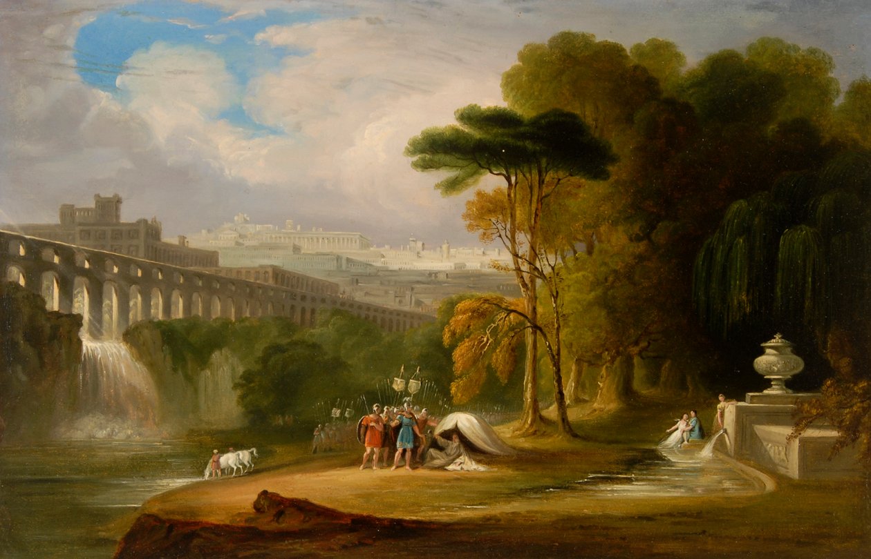 Aleksanteri ja Diogenes (öljy aluksella) tekijältä John Martin