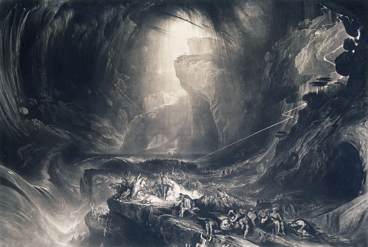 Vedenpaisumus, 1828 tekijältä John Martin