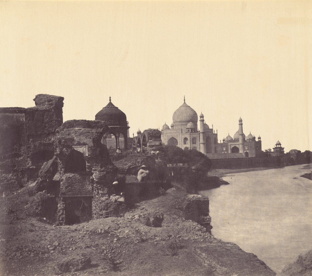Taj Mahal idästä,c. 1858-1862 (kuva) tekijältä John Murray