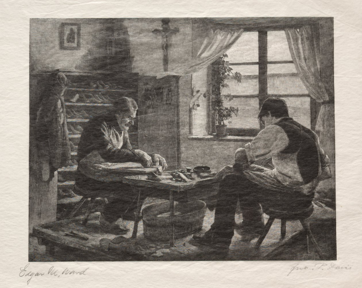 Suutarit, 1887. tekijältä John Parker Davis