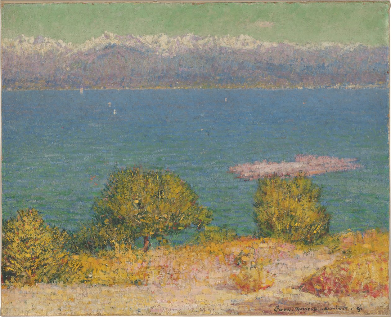 Nizzan lahti, 1891 tekijältä John Peter Russell