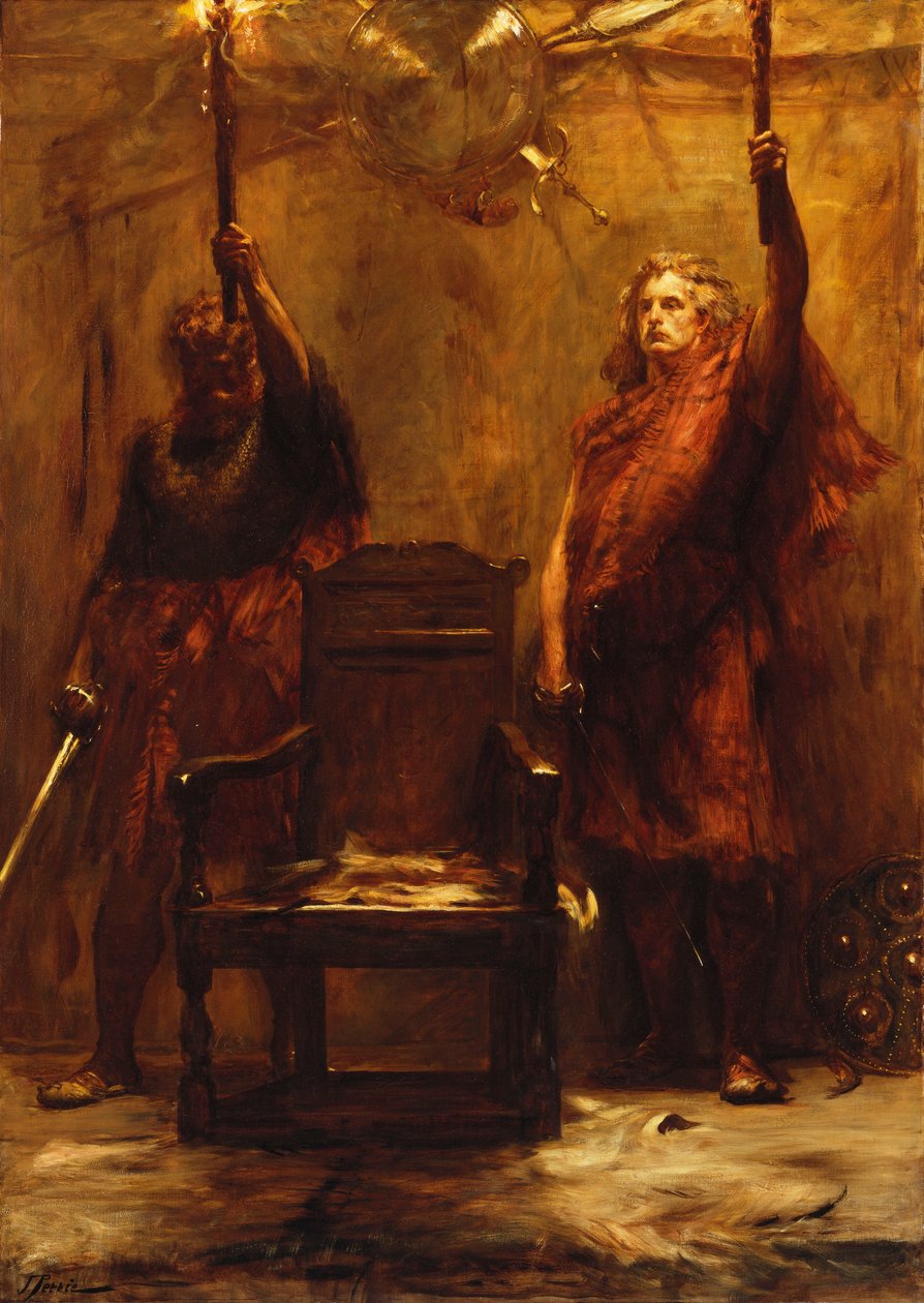 Chieftanin kynttilänjalat tekijältä John Pettie