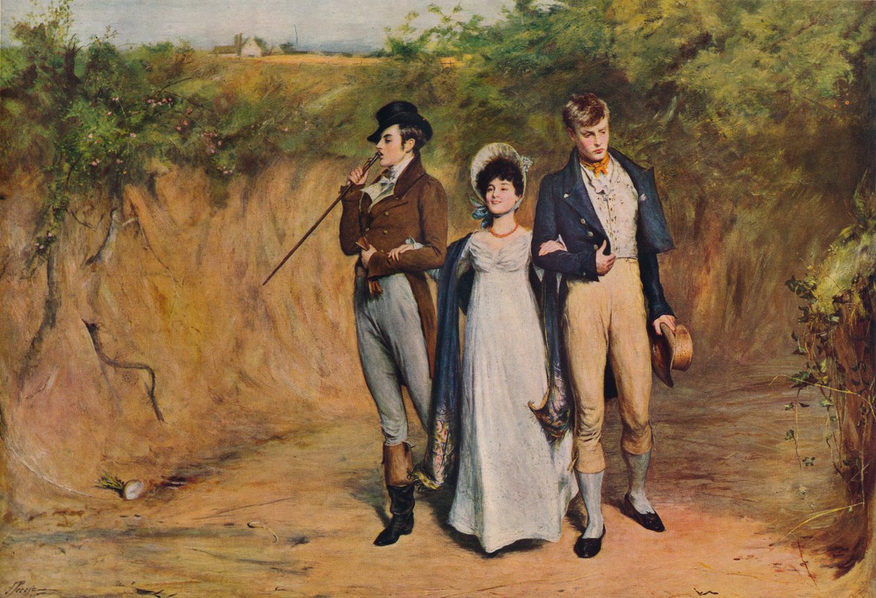 Two Strings To Her Bow, 1887, 1938 tekijältä John Pettie