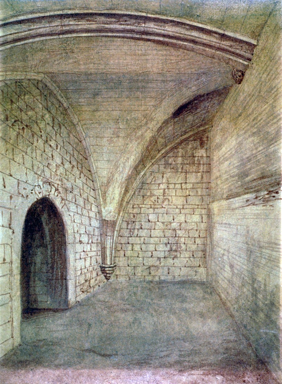 Pyhän Mikaelin krypta, Aldgate, Lontoo, 1876 tekijältä John Phillipps Emslie