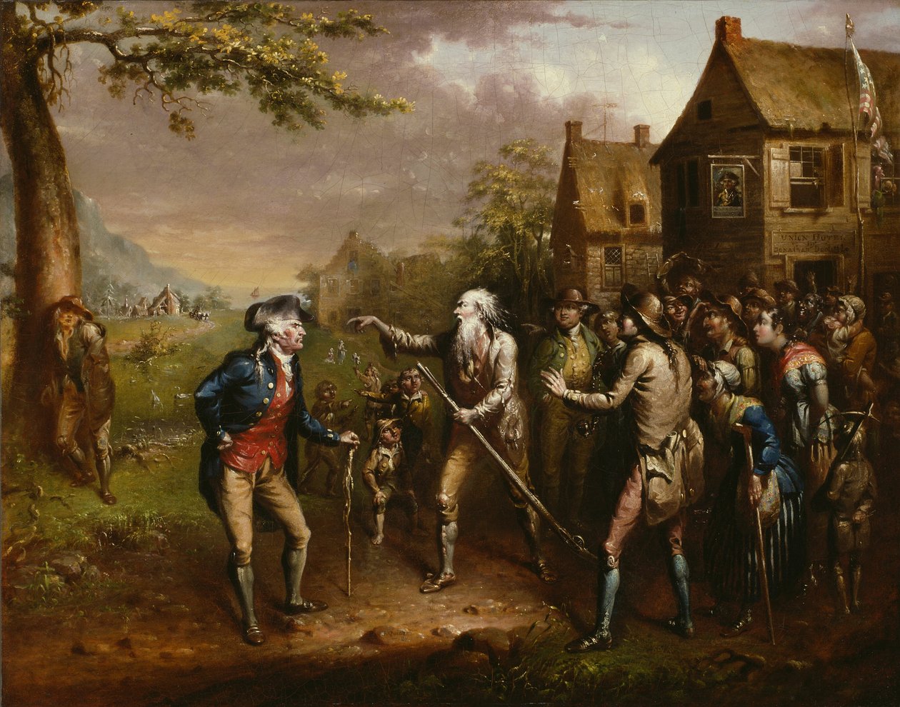 Rip Van Winkle, 1829. tekijältä John Quidor