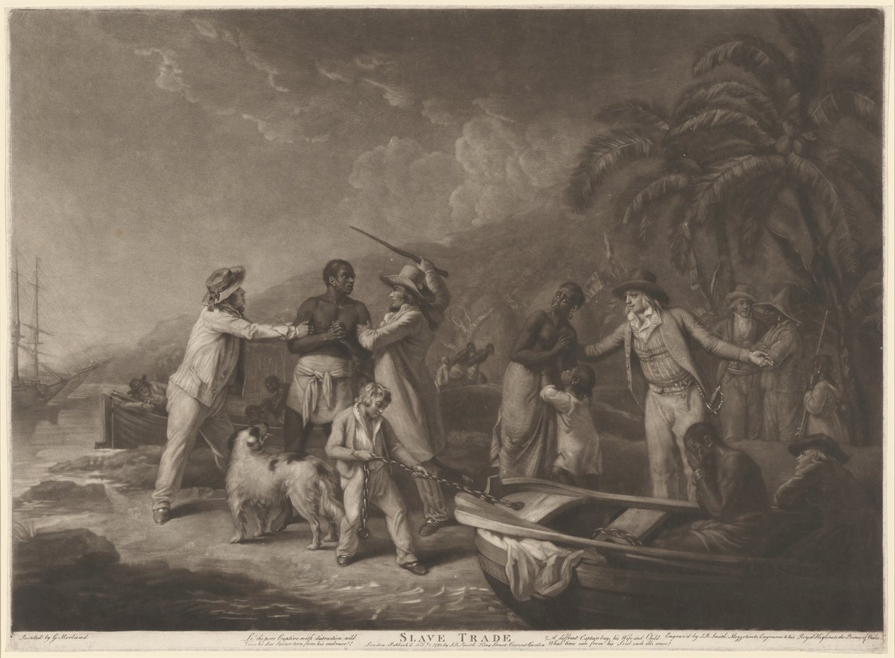 Orjakauppa, 1791. tekijältä John Raphael Smith