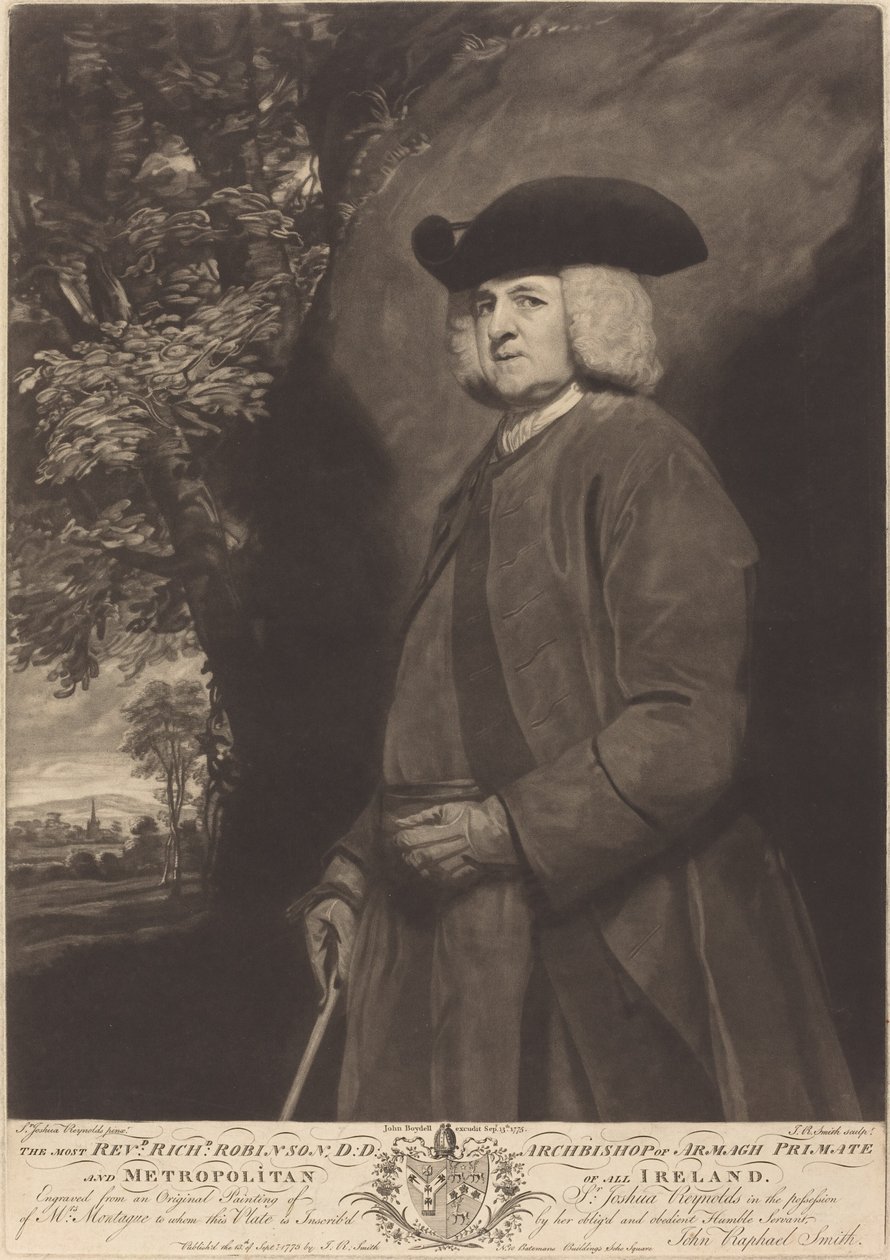 Richard Robinson tekijältä John Raphael Smith after Sir Joshua Reynolds