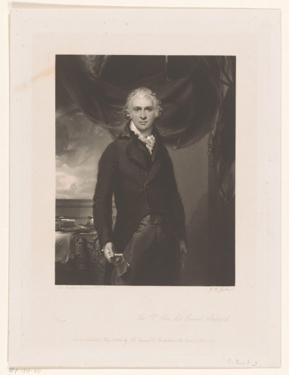 Samuel Shepherdin muotokuva tekijältä John Richardson Jackson