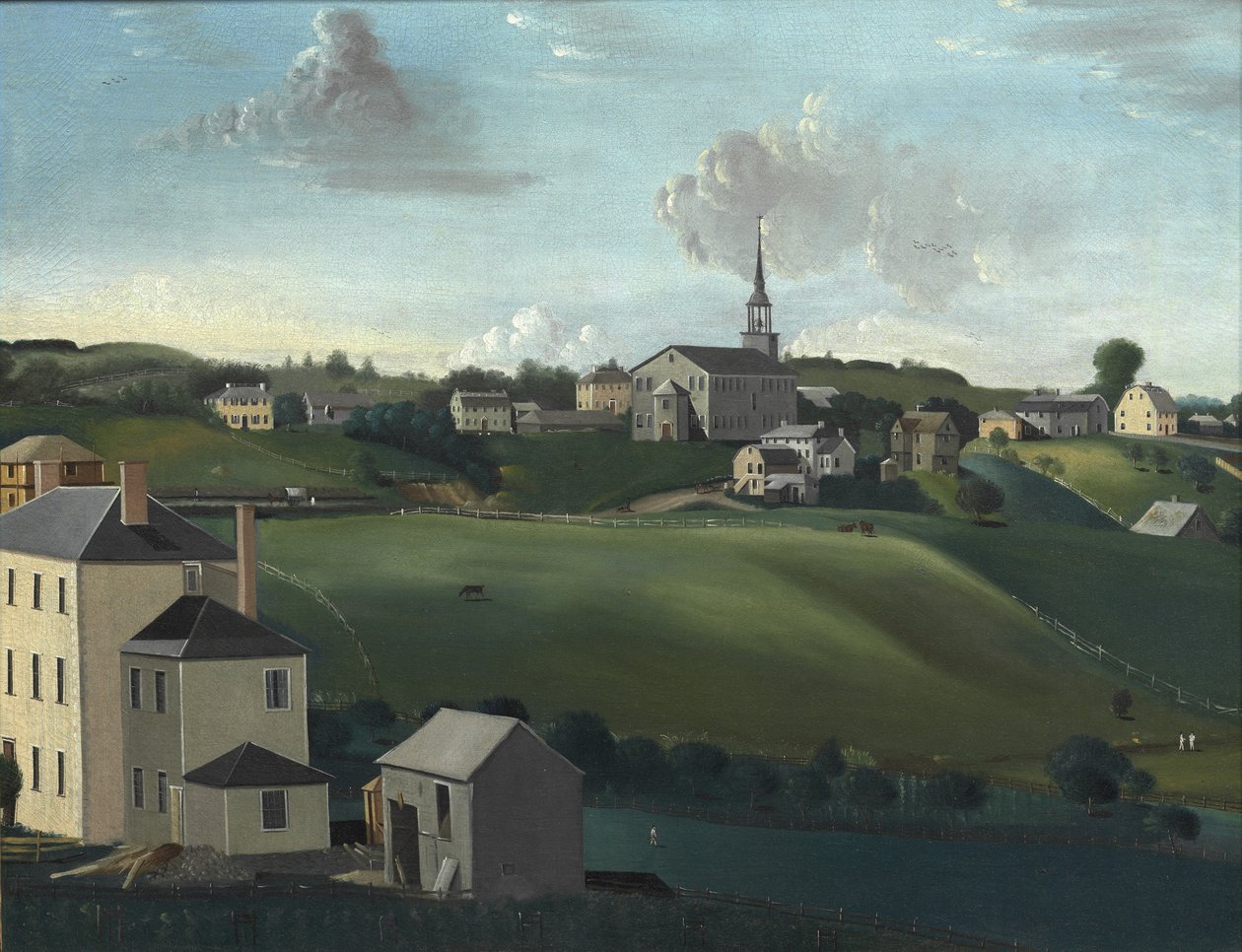 Meetinghouse Hill, Roxbury, Massachusetts, 1799 tekijältä John Ritto Penniman