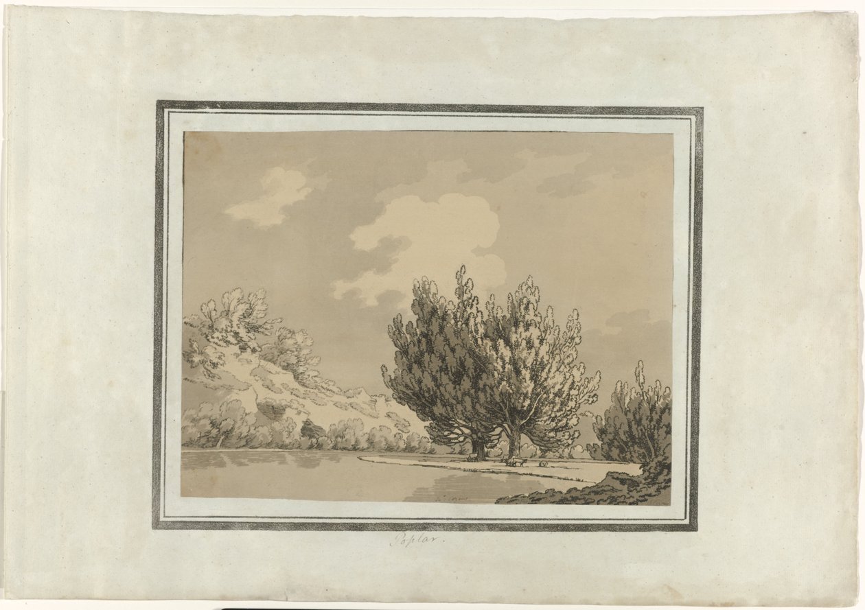 Poppeli tekijältä John Robert Cozens (signed by artist)