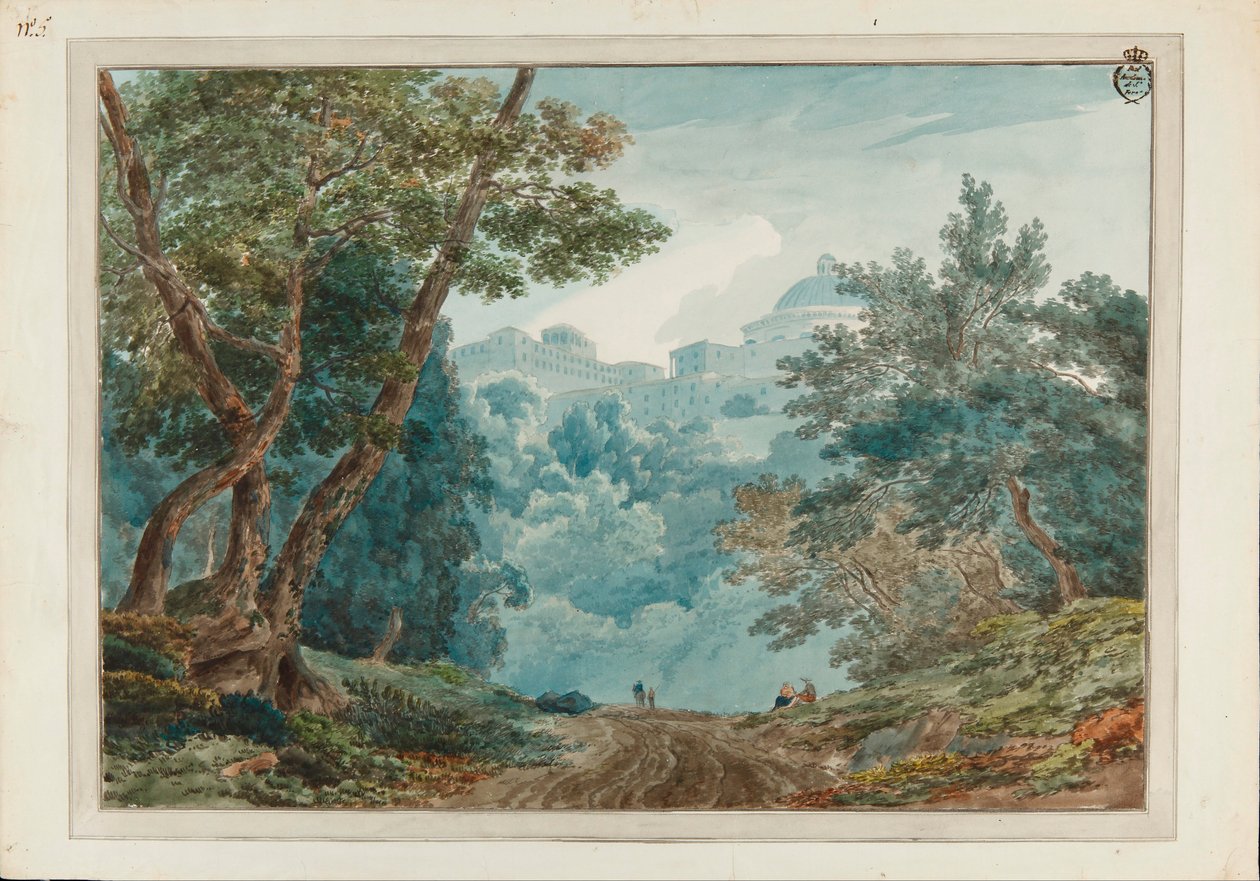 Ariccia. tekijältä John Robert Cozens