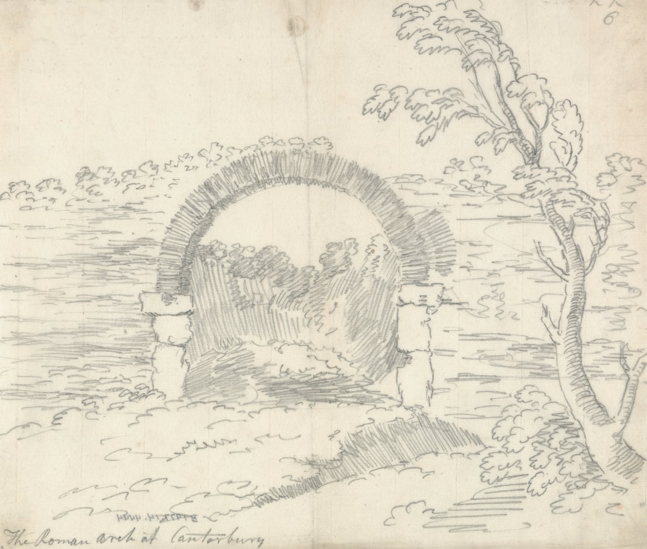 Roomalainen kaari Canterburyssa tekijältä John Robert Cozens