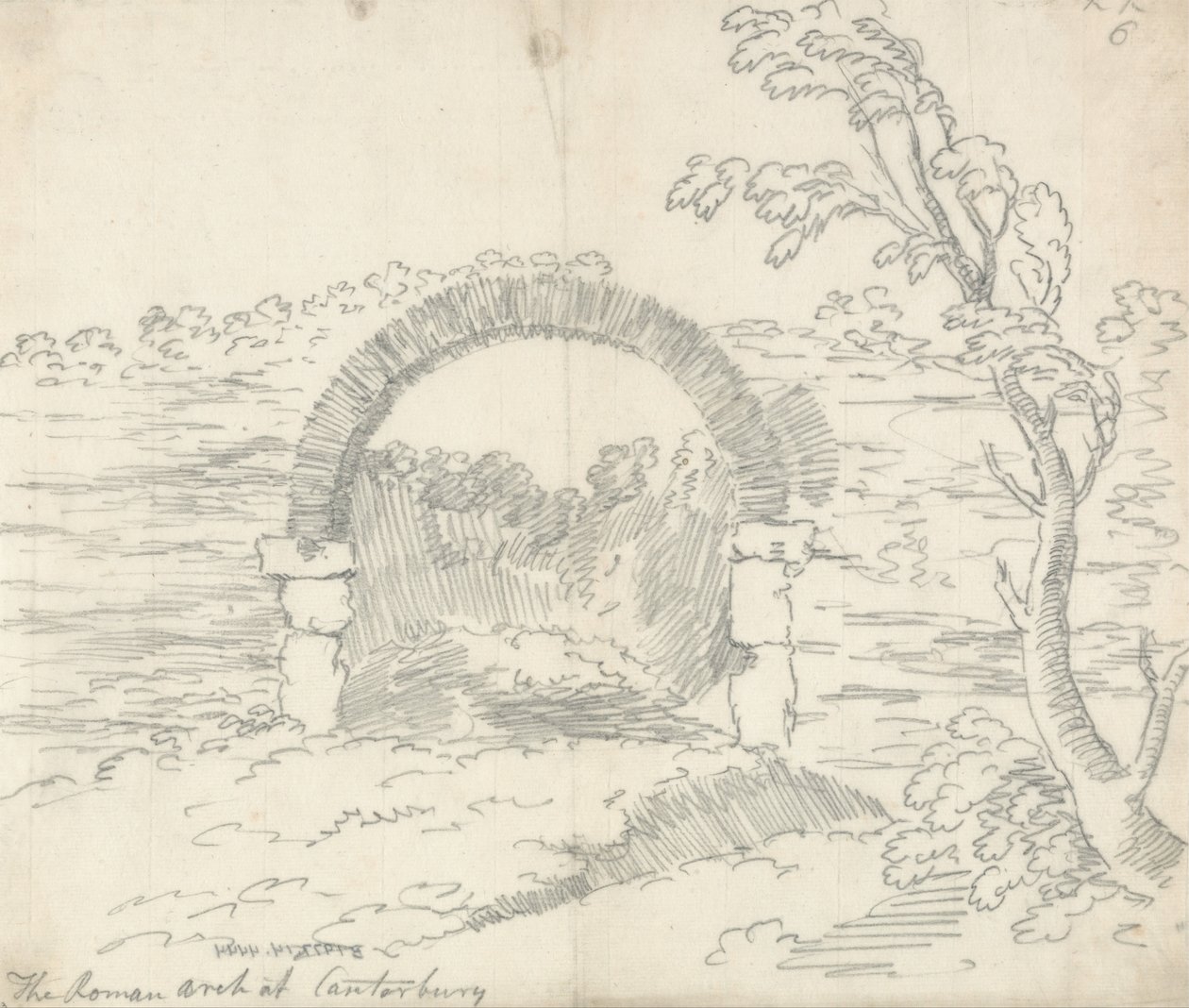 Roomalainen kaari Canterburyssa tekijältä John Robert Cozens
