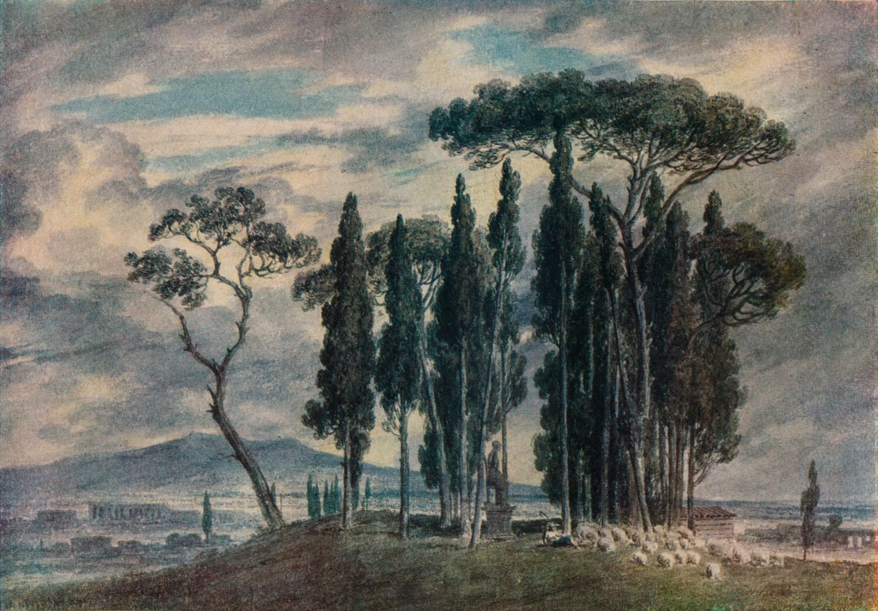 Villa Negroni, 1700-luku tekijältä John Robert Cozens