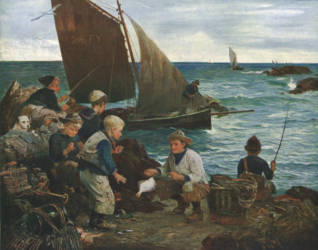 Sons of the Sea, c1912, c1930. tekijältä John Robertson Reid