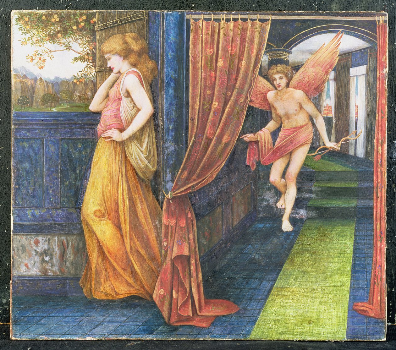 Cupid ja Psyche tekijältä John Roddam Spencer Stanhope