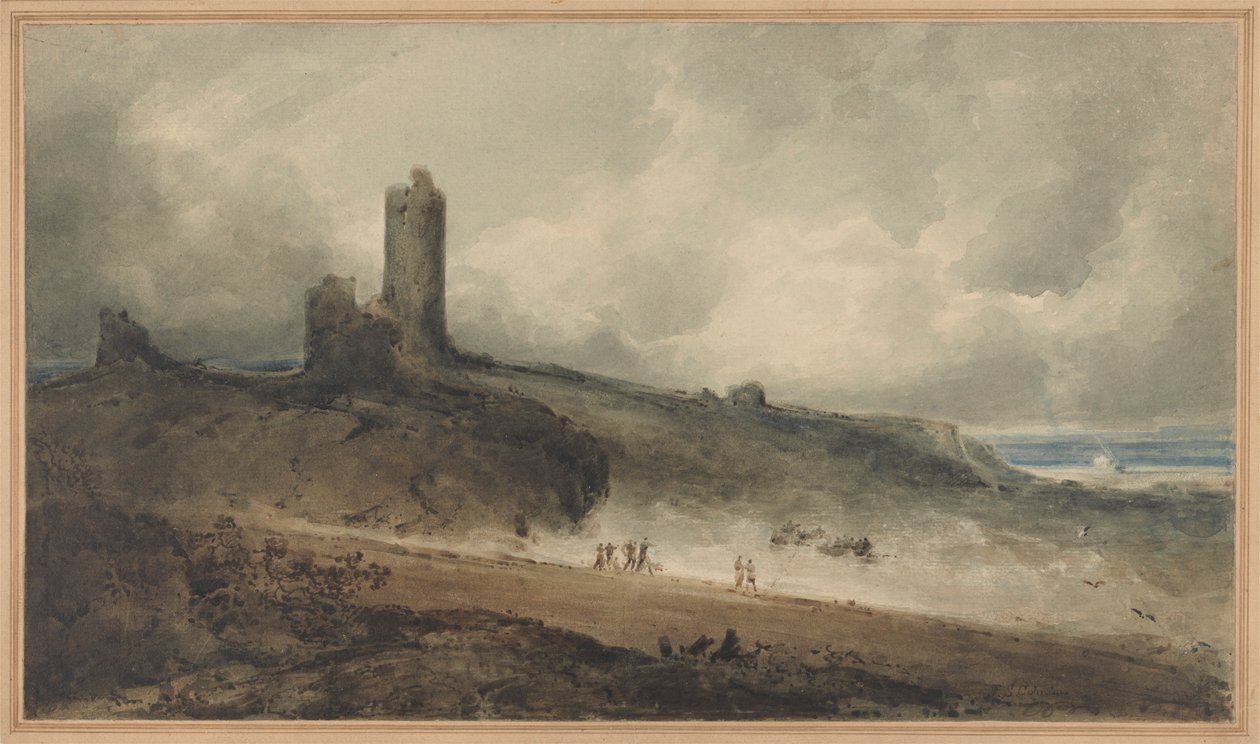 Aberystwythin linna tekijältä John Sell Cotman