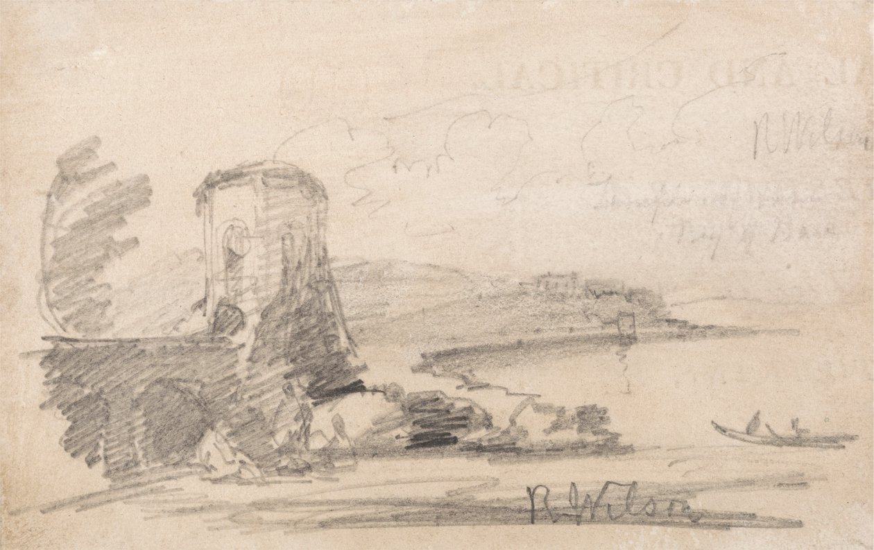 Silta ja torni Richard Wilsonin mukaan tekijältä John Sell Cotman