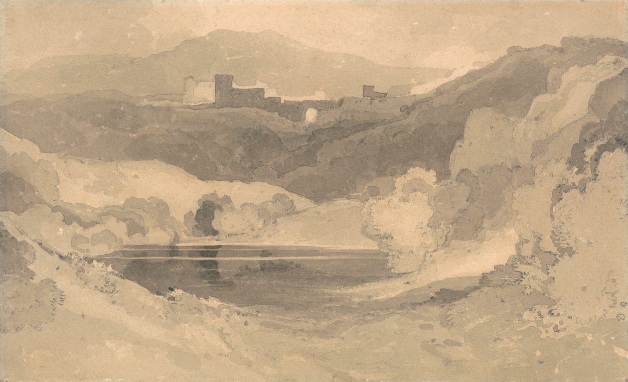 Linna maisemassa tekijältä John Sell Cotman