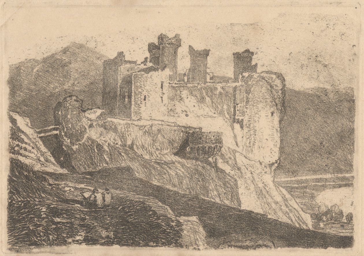 Harlechin linna tekijältä John Sell Cotman