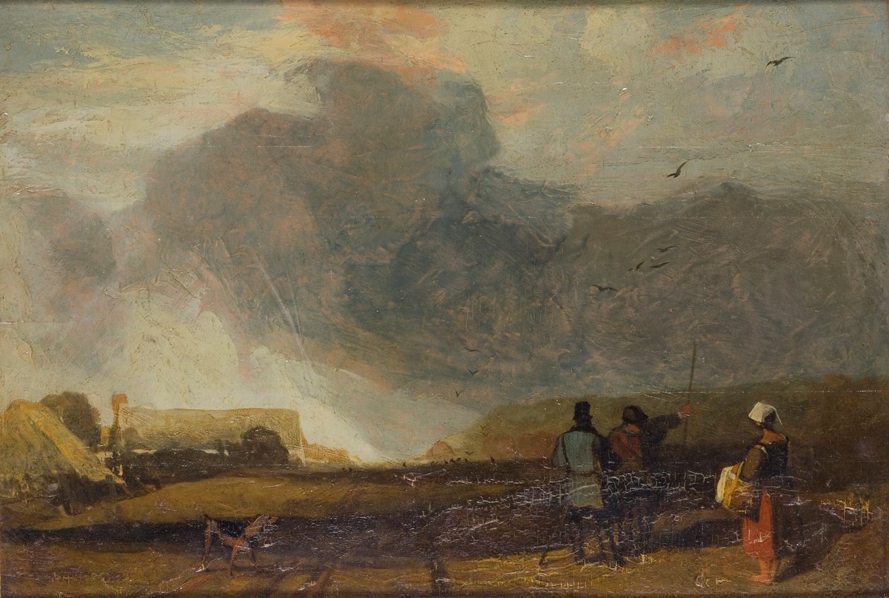 "Maisema Normandiassa", 1802-1842 tekijältä John Sell Cotman