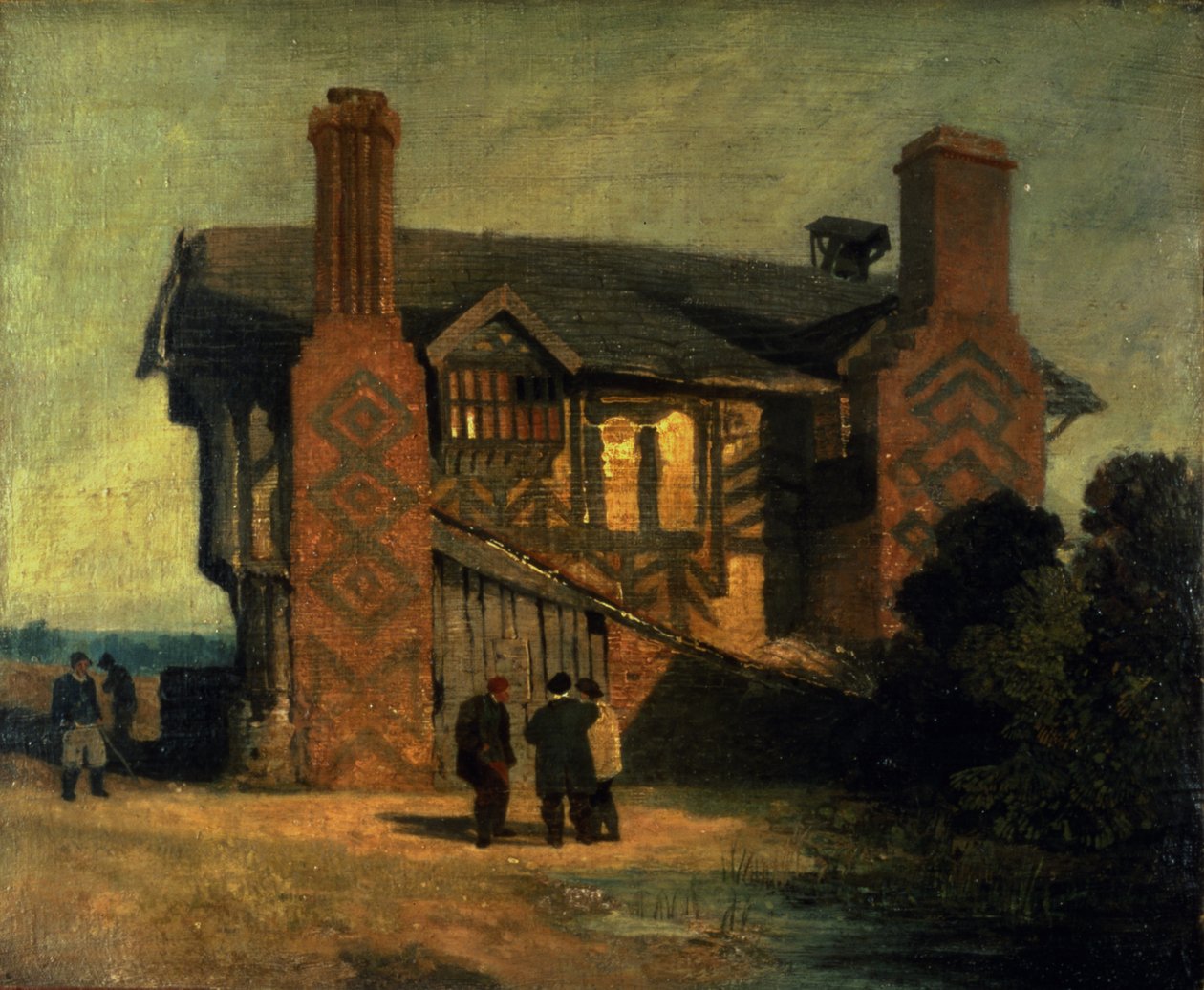 Moreton Old Hall tekijältä John Sell Cotman