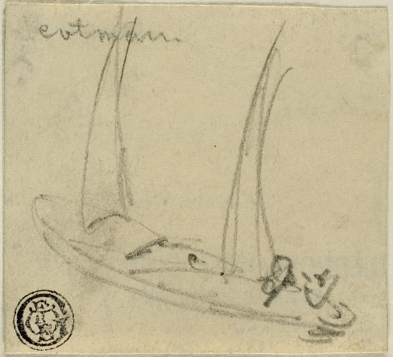 Purjevene tekijältä John Sell Cotman