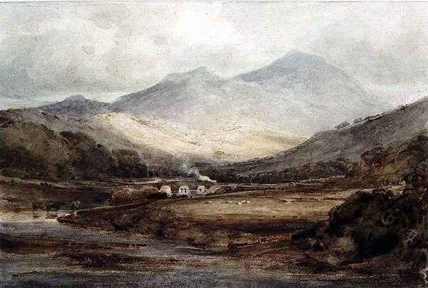 Tan-y-bwlch, Merionethshire tekijältä John Sell Cotman