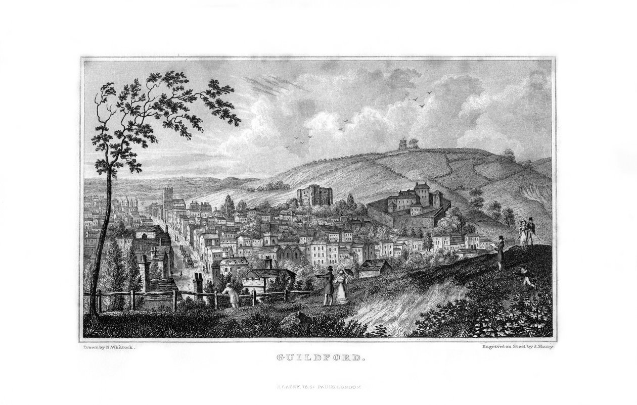 Guildford, Surrey, 1829. tekijältä John Shury