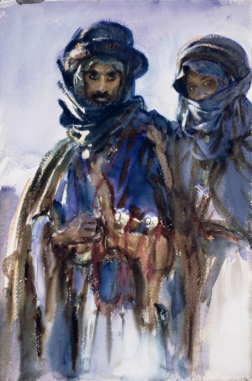 Beduiinit, n. 1905 (wc paperilla) tekijältä John Singer Sargent