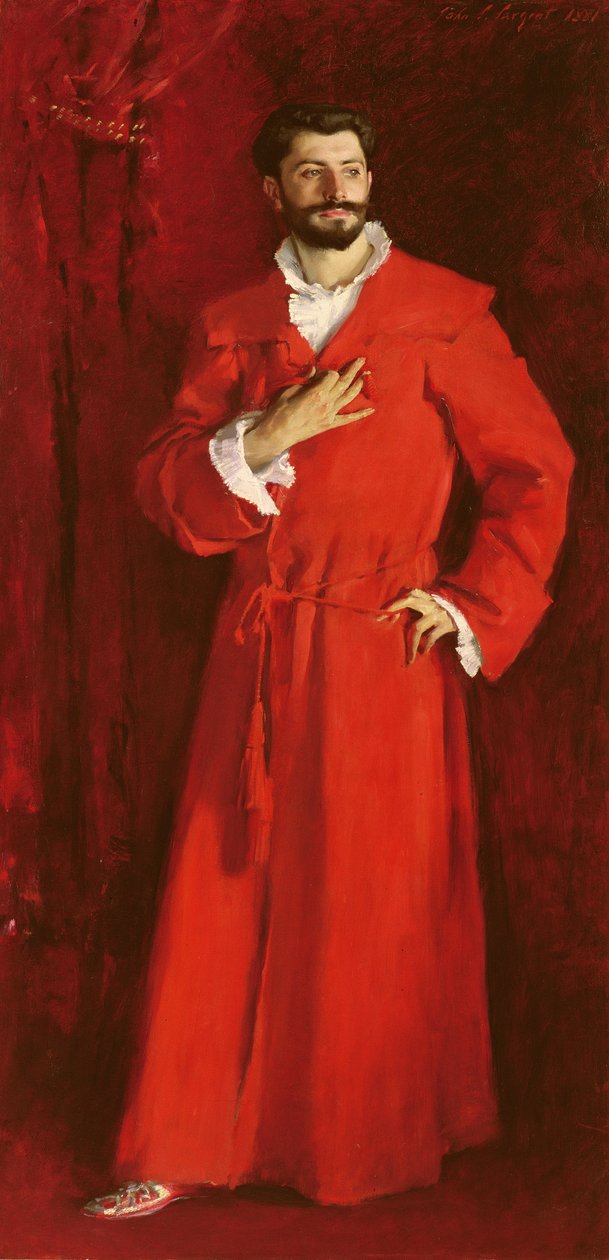 Tohtori Pozzi kotona, 1881 tekijältä John Singer Sargent