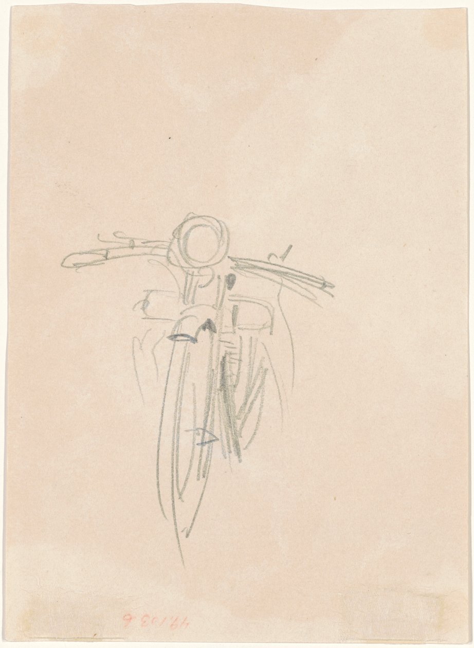 Moottoripyörä [verso], 1918. tekijältä John Singer Sargent