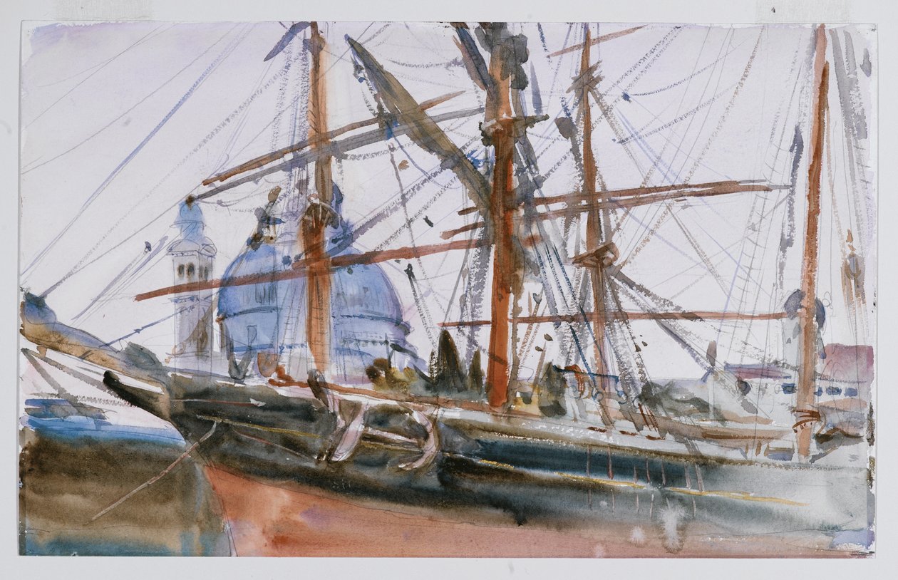 Takila, n. 1905-06 (wc ja kynä paperille) tekijältä John Singer Sargent