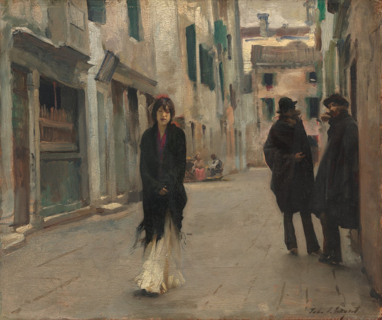 Katu Venetsiassa, 1882. tekijältä John Singer Sargent