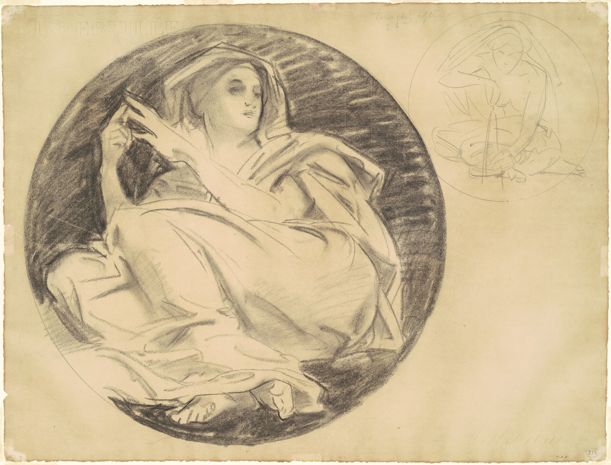 Studies for Astronomy, c. 1921. tekijältä John Singer Sargent