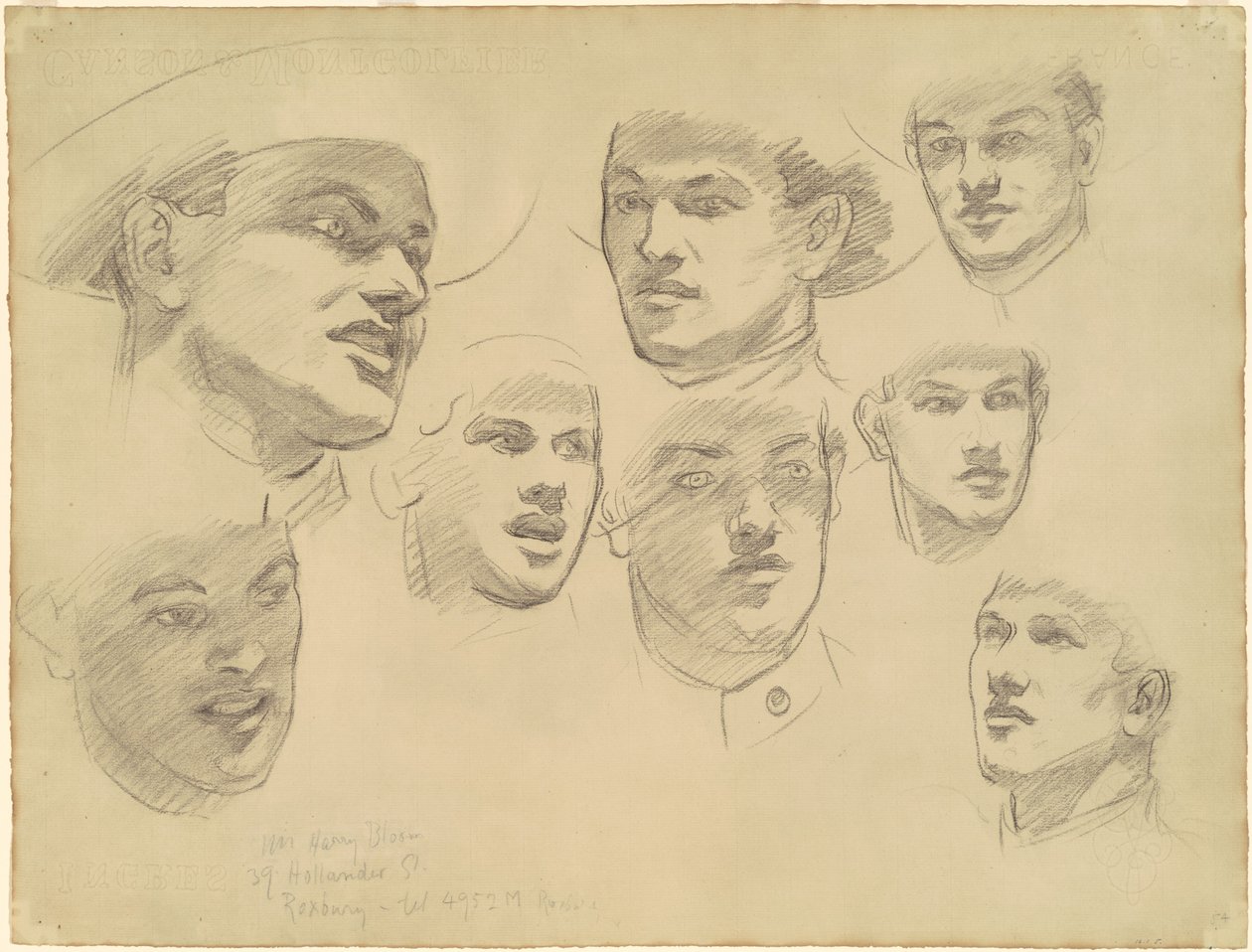 Tutkimukset "sotaan astumiseen" tekijältä John Singer Sargent