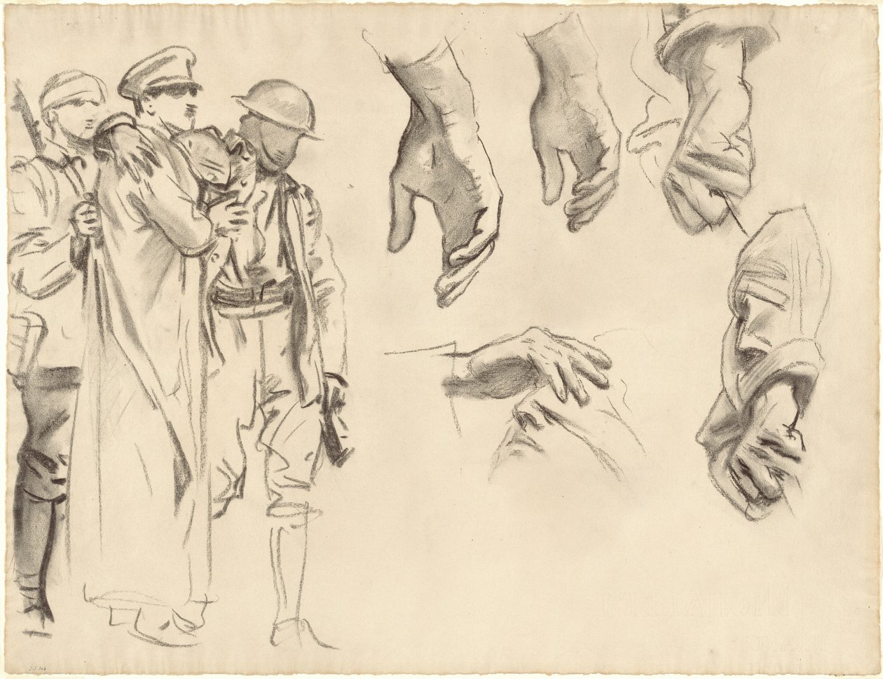 "Gassed" -tutkimukset tekijältä John Singer Sargent