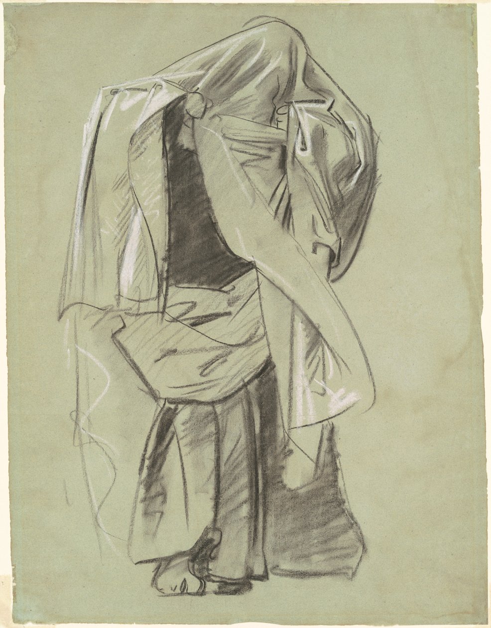 Tutkimus "Frieze of Prophets" tekijältä John Singer Sargent