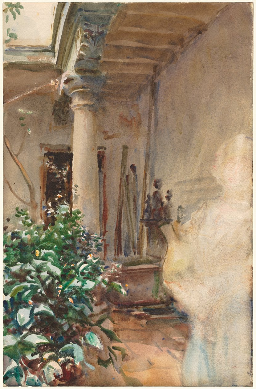 Patio, 1908. tekijältä John Singer Sargent