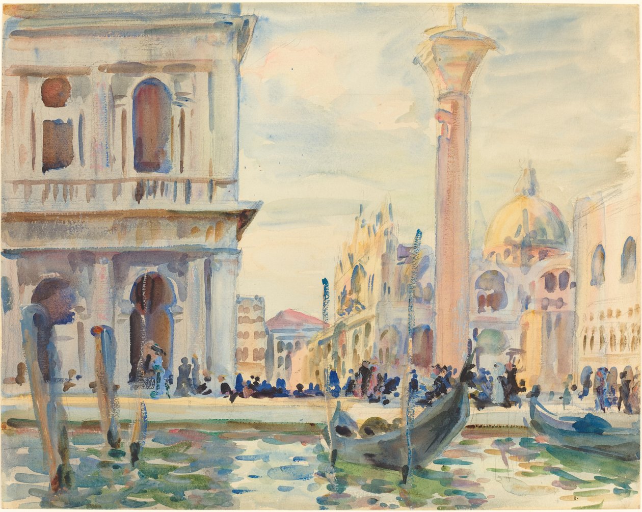 Piazzetta, n. 1911. tekijältä John Singer Sargent