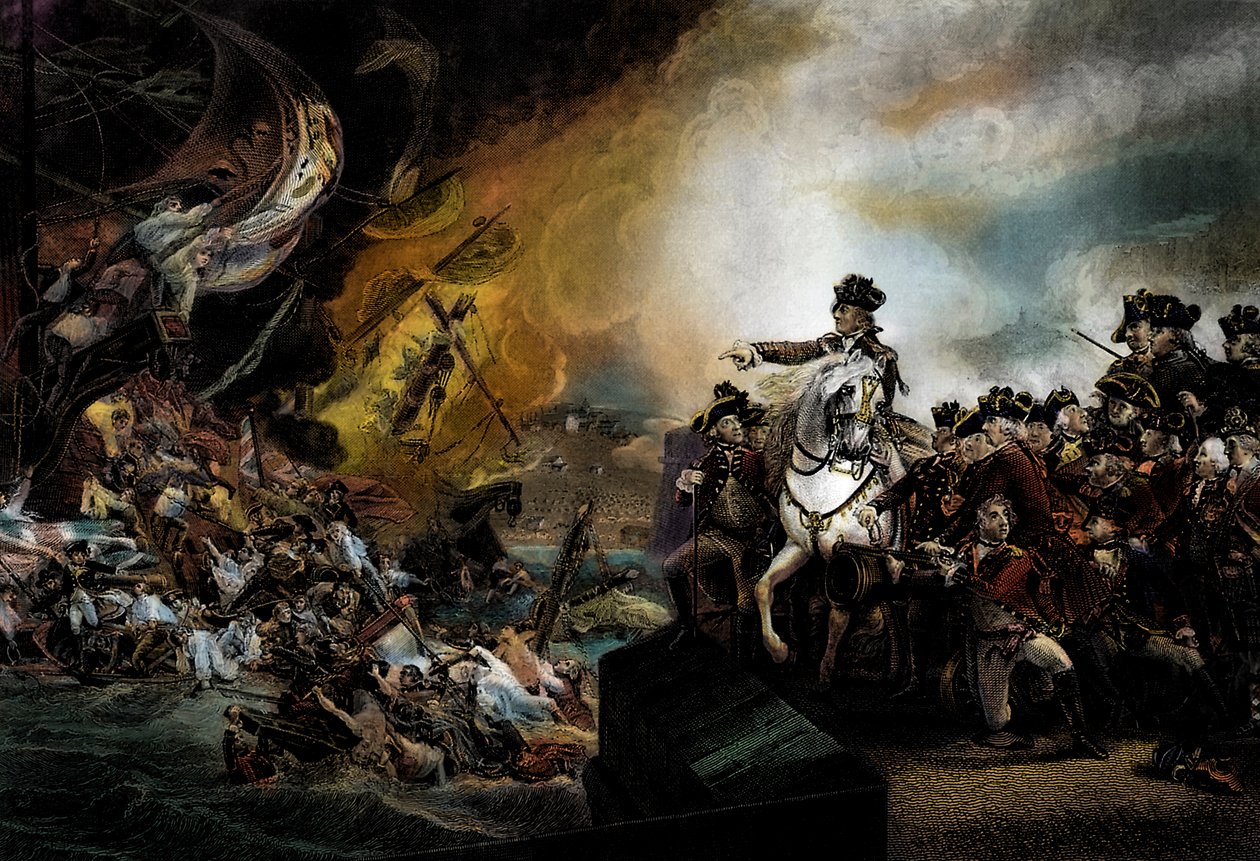 Gibraltarin suuri piiritys tekijältä John Singleton (after) Copley