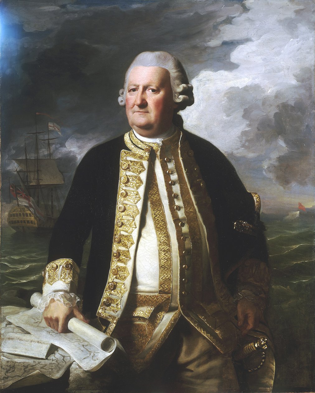 Amiraali Clark Gayton (1720-1787) tekijältä John Singleton Copley