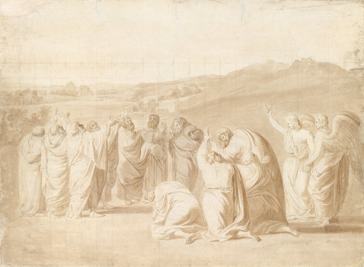 Study for The Ascension, 1774. tekijältä John Singleton Copley