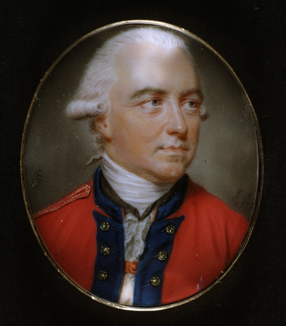 Kenraali Sir Henry Clinton (1730-95) noin 1777. tekijältä John Smart