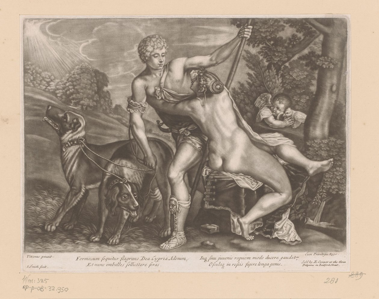Venus ja Adonis tekijältä John Smith