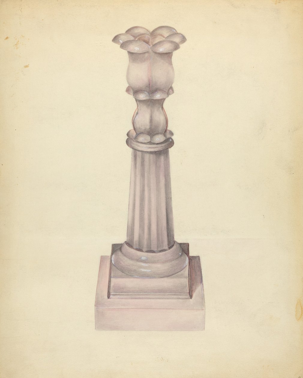 Kynttilänjalka, c. 1940. tekijältä John Tarantino