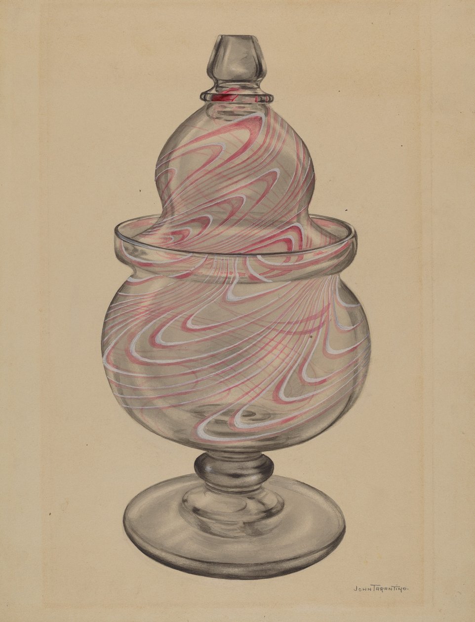 Sokerikulho kannella, c. 1936. tekijältä John Tarantino