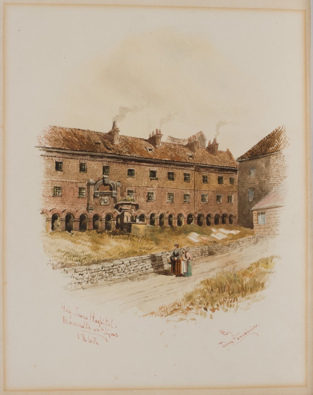 Holy Jesus Hospital, Newcastle upon Tyne (vartalonväri) tekijältä John Teasdale